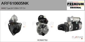 NIKKO ARF610605NK - ARR NUEVO ORIG. NIKKO Type 24V 5,50kW 13T CW