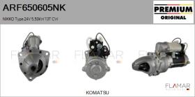 NIKKO ARF650605NK - ARR NUEVO ORIG. NIKKO Type 24V 5,50kW 13T CW