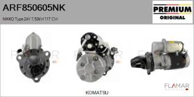 NIKKO ARF850605NK - ARR NUEVO ORIG. NIKKO Type 24V 7,50kW 11T CW