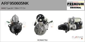 NIKKO ARF950605NK - ARR NUEVO ORIG. NIKKO Type 24V 7,50kW 11T CW