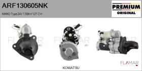 NIKKO ARF130605NK - ARR NUEVO ORIG. NIKKO Type 24V 7,50kW 12T CW