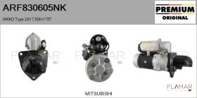 NIKKO ARF830605NK - ARR NUEVO ORIG. NIKKO Type 24V 7,50kW 15T