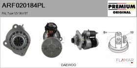 MAGNETON ARF020184PL - ARR NUEVO ORIG. PAL Type 12V 3kW