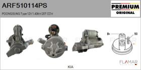 POONGSUNG ARF510114PS - ARR NUEVO ORIG. POONGSUNG Type 12V 1,40kW 20T CCW