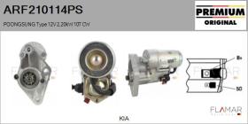 POONGSUNG ARF210114PS - ARR NUEVO ORIG. POONGSUNG Type 12V 2,20kW 10T CW