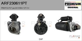 PRESTOLITE ARF230611PT - ARR NUEVO ORIG. PRESTOLITE Type 24V 5,5kW 12T CW