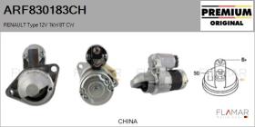GREAT WALL ARF830183CH - ARR NUEVO ORIG. Type 12V 1,00kW 8T CW