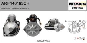 GREAT WALL ARF140183CH - ARR NUEVO ORIG. Type 12V 2.00kW 9T CCW