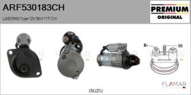 GREAT WALL ARF530183CH - ARR NUEVO ORIG. Type 12V 3,00kW 11T CW
