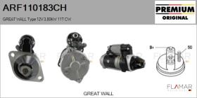 GREAT WALL ARF110183CH - ARR NUEVO ORIG. Type 12V 3,80kW 11T CW