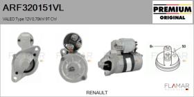 VALEO ARF320151VL - ARR NUEVO ORIG. VALEO Type 12V 0,70kW 9T CW