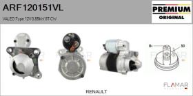 VALEO ARF120151VL - ARR NUEVO ORIG. VALEO Type 12V 0,85kW 8T CW