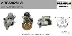 VALEO ARF330251VL - ARR NUEVO ORIG. VALEO Type 12V 0,90kW 9/12T CW