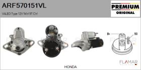 VALEO ARF570151VL - ARR NUEVO ORIG. VALEO Type 12V 1,00kW 9T CW