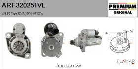 VALEO ARF320251VL - ARR NUEVO ORIG. VALEO Type 12V 1,10kW 10T CCW