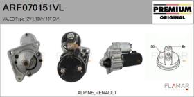 VALEO ARF070151VL - ARR NUEVO ORIG. VALEO Type 12V 1,10kW 10T CW