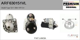 VALEO ARF630151VL - ARR NUEVO ORIG. VALEO Type 12V 1,10kW 10T CW