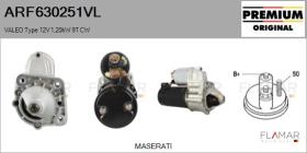 VALEO ARF630251VL - ARR NUEVO ORIG. VALEO Type 12V 1,20kW 9T CW