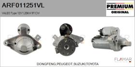 VALEO ARF011251VL - ARR NUEVO ORIG. VALEO Type 12V 1,20kW 9T CW