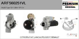VALEO ARF560251VL - ARR NUEVO ORIG. VALEO Type 12V 1,30kW 10T CW