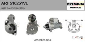 VALEO ARF510251VL - ARR NUEVO ORIG. VALEO Type 12V 1,30kW 9T CW