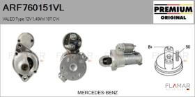VALEO ARF760151VL - ARR NUEVO ORIG. VALEO Type 12V 1,40kW 10T CW