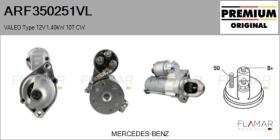 VALEO ARF350251VL - ARR NUEVO ORIG. VALEO Type 12V 1,40kW 10T CW