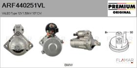 VALEO ARF440251VL - ARR NUEVO ORIG. VALEO Type 12V 1,50kW 10T CW