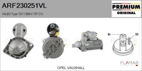 VALEO ARF230251VL - ARR NUEVO ORIG. VALEO Type 12V 1,80kW 10T CW