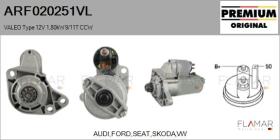 VALEO ARF020251VL - ARR NUEVO ORIG. VALEO Type 12V 1,80kW 9/11T CCW
