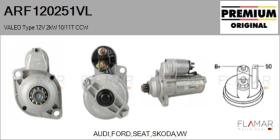 VALEO ARF120251VL - ARR NUEVO ORIG. VALEO Type 12V 2,00kW 10/11T CCW