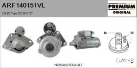 VALEO ARF140151VL - ARR NUEVO ORIG. VALEO Type 12V 2,00kW 12T
