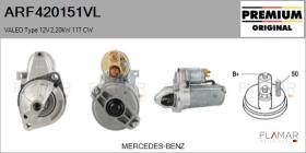 VALEO ARF420151VL - ARR NUEVO ORIG. VALEO Type 12V 2,20kW 11T CW