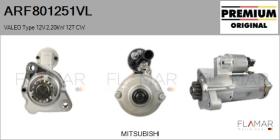 VALEO ARF801251VL - ARR NUEVO ORIG. VALEO Type 12V 2,20kW 12T CW