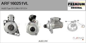 VALEO ARF160251VL - ARR NUEVO ORIG. VALEO Type 12V 2,20kW 13T CCW