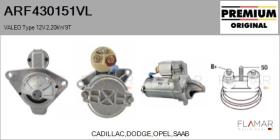 VALEO ARF430151VL - ARR NUEVO ORIG. VALEO Type 12V 2,20kW 9T