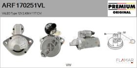 VALEO ARF170251VL - ARR NUEVO ORIG. VALEO Type 12V 2,40kW 11T CW