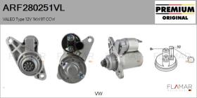 VALEO ARF280251VL - ARR NUEVO ORIG. VALEO Type 12V 9T CCW