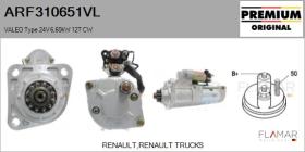 VALEO ARF310651VL - ARR NUEVO ORIG. VALEO Type 24V 6,60kW 12T CW