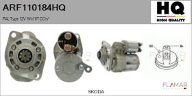 HQ ARF110184HQ - ARR NUEVO PAL Type 12V 1,00kW 9T CCW