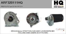 HQ ARF320111HQ - ARR NUEVO PRESTOLITE Type 12V 1kW 14T CCW