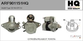 HQ ARF901151HQ - ARR NUEVO VALEO Type 12V 1,00kW 8T CW