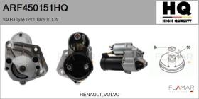 HQ ARF450151HQ - ARR NUEVO VALEO Type 12V 1,10kW 9T CW