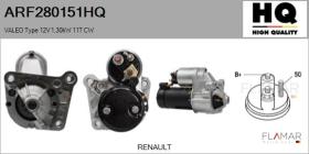 HQ ARF280151HQ - ARR NUEVO VALEO Type 12V 1,30kW 11T CW