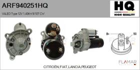 HQ ARF940251HQ - ARR NUEVO VALEO Type 12V 1,40kW 9/10T CW