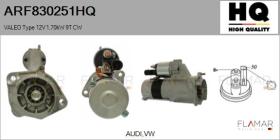 HQ ARF830251HQ - ARR NUEVO VALEO Type 12V 1,70kW 9T CW