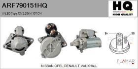 HQ ARF790151HQ - ARR NUEVO VALEO Type 12V 2,20kW 10T CW