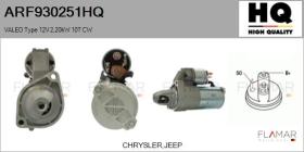 HQ ARF930251HQ - ARR NUEVO VALEO Type 12V 2,20kW 10T CW