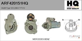 HQ ARF420151HQ - ARR NUEVO VALEO Type 12V 2,20kW 11T CW
