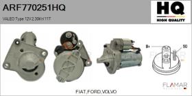 HQ ARF770251HQ - ARR NUEVO VALEO Type 12V 2,30kW 11T